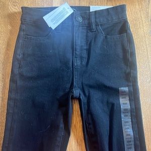 Black American eagle ankle length jeans